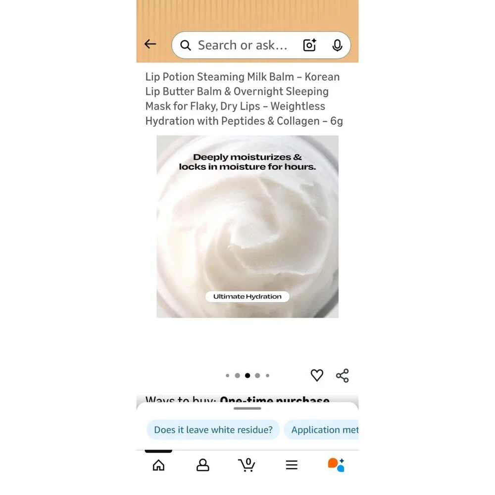 Steaming Milk Balm Lip Conditioning Balm By alternativestereo